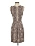 Tart Animal Print Tan Cocktail Dress Size S - photo 2