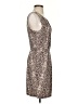 Tart Animal Print Tan Cocktail Dress Size S - photo 4