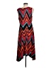 NY Collection Chevron-herringbone Red Casual Dress Size M - photo 2