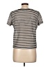 Assorted Brands Stripes Silver Short Sleeve T-Shirt Size L (estimated) - photo 2