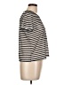 Assorted Brands Stripes Silver Short Sleeve T-Shirt Size L (estimated) - photo 4