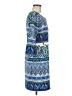 Old Navy 100% Polyester Paisley Blue Casual Dress Size M - photo 4