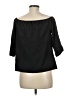 Unbranded Black 3/4 Sleeve Blouse Size M - photo 2
