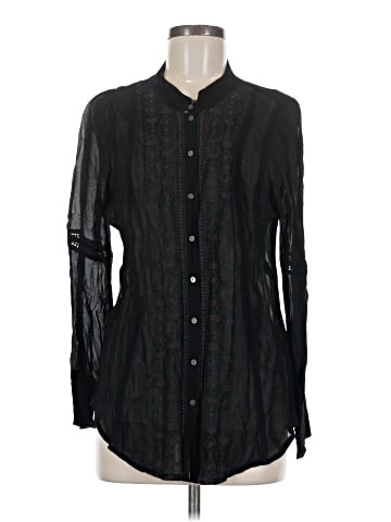 Wrap Long Sleeve Blouse (view 1)