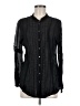Wrap 100% Viscose Black Long Sleeve Blouse Size 6 - photo 1