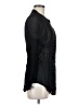 Wrap 100% Viscose Black Long Sleeve Blouse Size 6 - photo 4