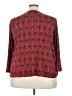 Rafaella Burgundy 3/4 Sleeve Blouse Size 3X - photo 2
