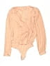 Cupshe 100% Polyester Tan Pink Long Sleeve Blouse Size S - photo 1