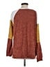 Bibi Color Block Brown Pullover Sweater Size S - photo 2