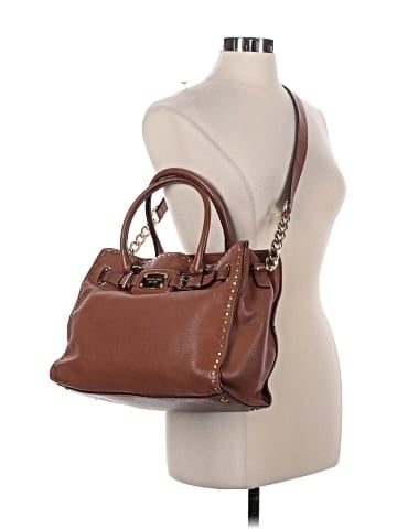 MICHAEL Michael Kors Leather Satchel (view 2)