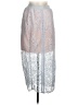Alice McCall Paisley Silver Formal Skirt Size 6 - photo 1