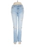 Zara Hearts Blue Jeans Size 6 - photo 1