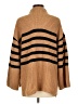 Old Navy Stripes Tan Turtleneck Sweater Size M - photo 2