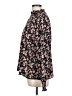 Hayden 100% Polyester Floral Black Long Sleeve Blouse Size L - photo 5