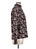 Hayden 100% Polyester Floral Black Long Sleeve Blouse Size L - photo 4