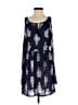 Xhilaration 100% Polyester Paisley Blue Casual Dress Size XS - photo 1