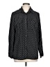 Unbranded Polka Dots Black Long Sleeve Blouse Size L (estimated) - photo 1