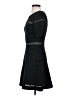 Topshop Argyle Black Casual Dress Size 2 - photo 5