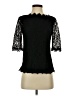Pim + Larkin 100% Nylon Black 3/4 Sleeve Top Size XS - photo 1