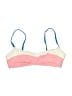 Morgan Lane Color Block Pink Swimsuit Top Size S - photo 1