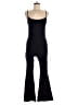 Kimberly C. Solid Black Jumpsuit Size L - photo 1