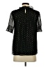 J.Crew Black 3/4 Sleeve Blouse Size XS - photo 2