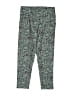 Reebok Floral Green Gray Leggings Size M (kids) - photo 1