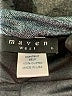 Maven West 100% Cupro Metallic Silver Formal Skirt Size L - photo 3