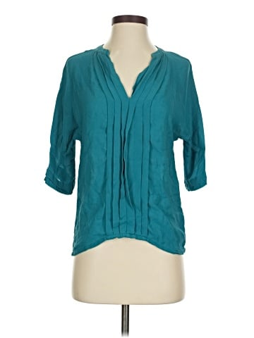 Joie 3/4 Sleeve Silk Top (view 1)