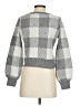 Pink Rose Checkered-gingham Gray Pullover Sweater Size S - photo 2