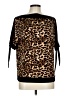 Unbranded Animal Print Black Kimono Size L (estimated) - photo 1
