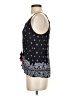 LUQ 100% Rayon Black Sleeveless Blouse Size S - photo 5