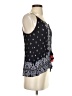 LUQ 100% Rayon Black Sleeveless Blouse Size S - photo 4