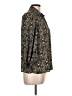 Max Studio 100% Polyester Floral Black 3/4 Sleeve Blouse Size M - photo 4