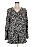 Ellen Tracy Animal Print Gray Pullover Sweater Size M - photo 1