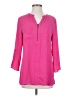 Maurices 100% Polyester Pink 3/4 Sleeve Blouse Size S - photo 1