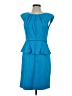 Spense Blue Cocktail Dress Size 4 - photo 1