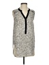H&M Ivory Sleeveless Blouse Size 2 - photo 1