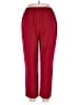 Napa Valley 100% Polyester Solid Red Casual Pants Size 12 - photo 2