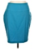 Venus Solid Teal Casual Skirt Size 10 - photo 1