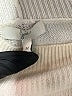 Joie Stripes Ivory Turtleneck Sweater Size M - photo 7