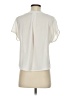 Banana Republic 100% Polyester Ivory Short Sleeve Blouse Size XS - photo 2