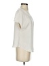Banana Republic 100% Polyester Ivory Short Sleeve Blouse Size XS - photo 4