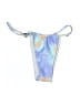 White Fox Tie-dye Blue Swimsuit Bottoms Size XS - photo 1
