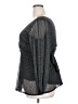 Torrid Gray Long Sleeve Blouse Size 2X Plus (2) - photo 5