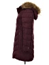 Tommy Hilfiger 100% Polyester Burgundy Coat Size S - photo 5
