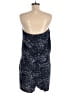 Ann Taylor LOFT 100% Rayon Tweed Blue Romper Size L - photo 2