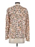CAbi 100% Polyester Ivory Long Sleeve Blouse Size XS - photo 2