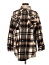 Fornia Plaid Brown Tan Coat Size S - photo 1