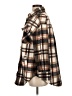 Fornia Plaid Brown Tan Coat Size S - photo 5